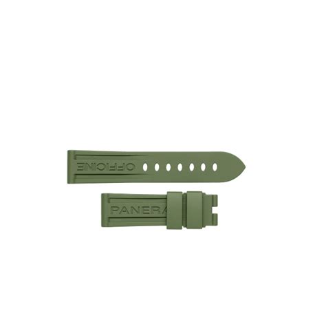 Panerai Green Rubber Strap 24/22 